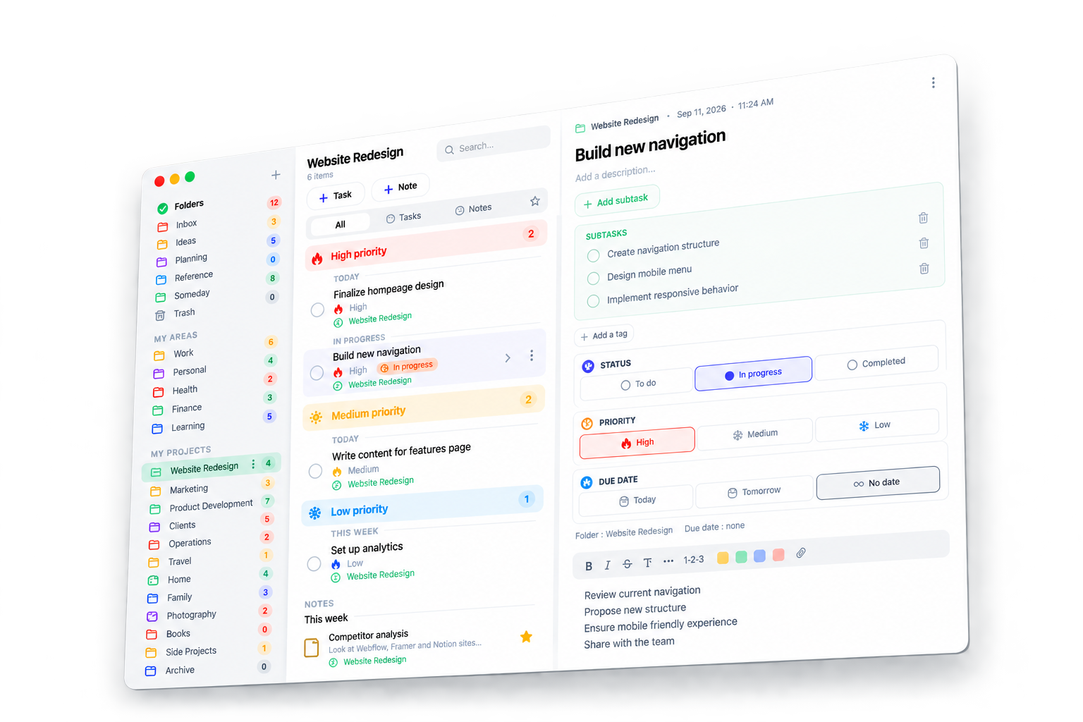 Todoo dashboard